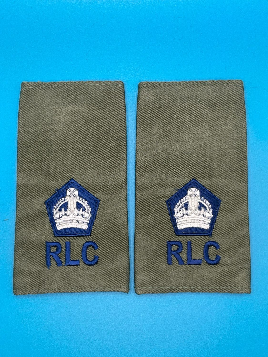 CIIIR OG Rank Slides - Royal Logistic Corps RLC Major Maj (Pair)