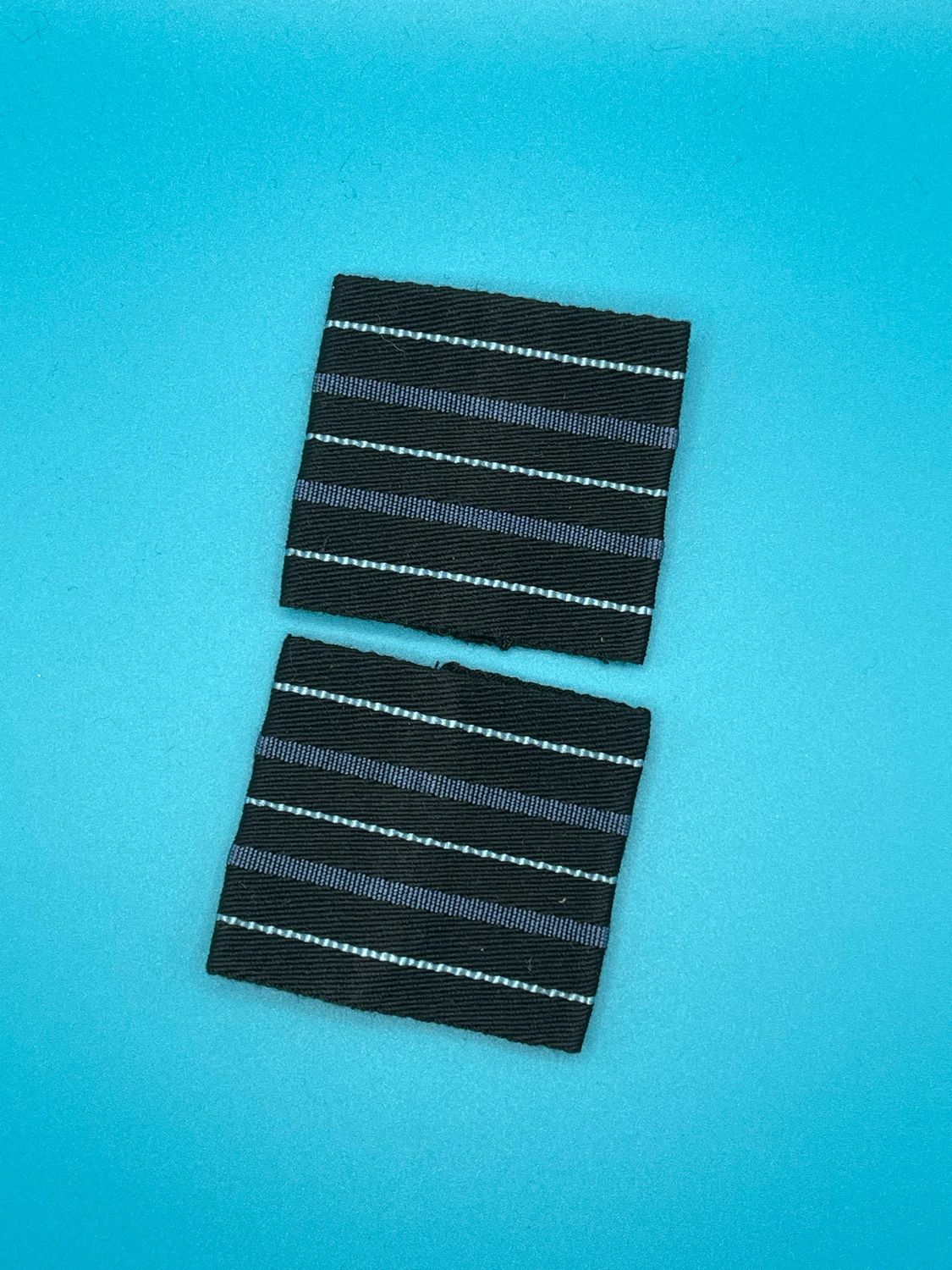 RAF Royal Air Force Wing Commander (Wg Cdr) Rank Slides (Pair)