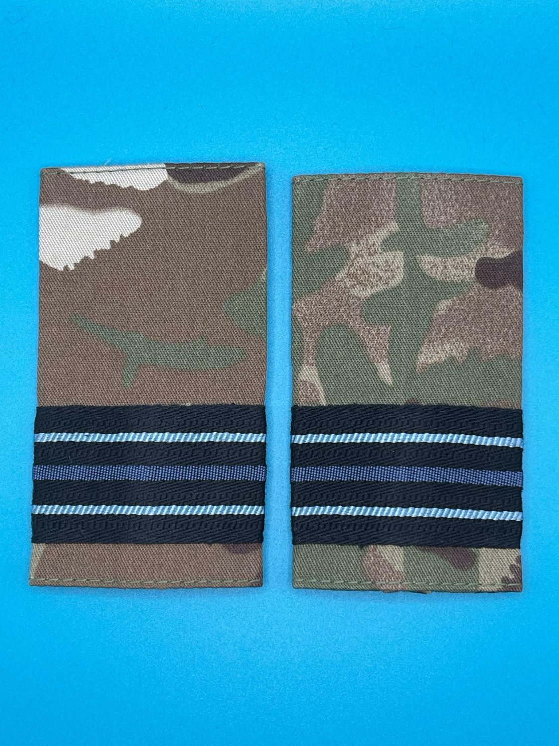 MTP RAF Royal Air Force Flight Lieutenant (Flt Lt) Rank Slides (Pair)