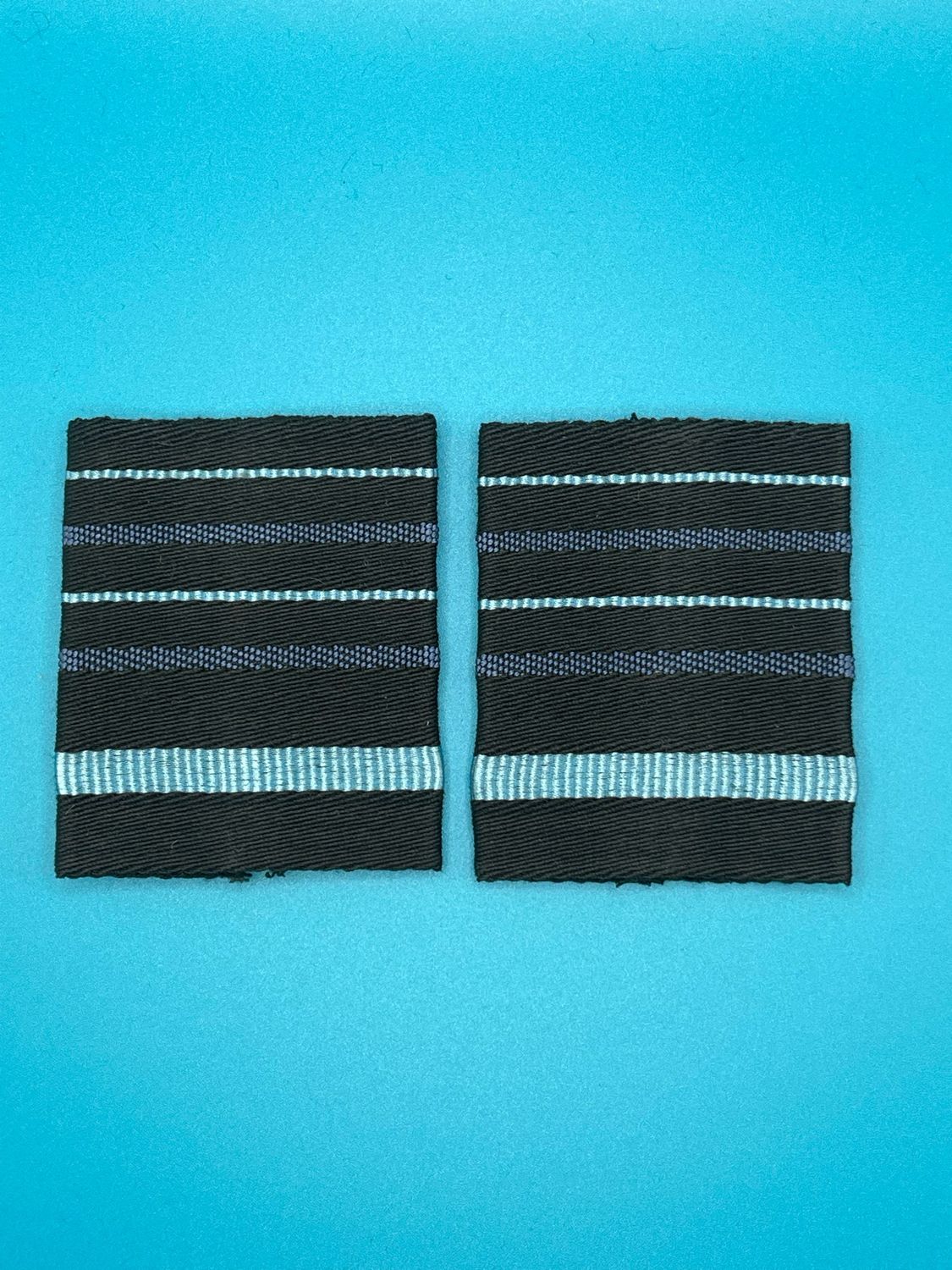 RAF Royal Air Force Air Marshal (Air Mshl AM) Rank Slides (Pair) 3*