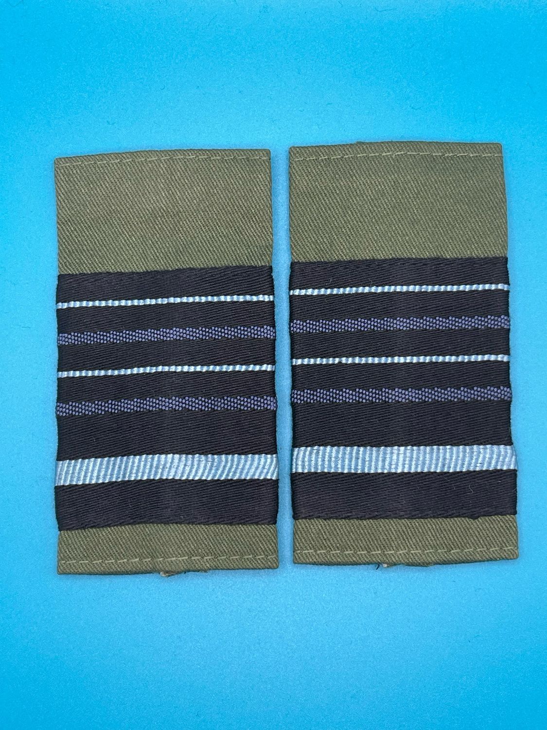 OG RAF Royal Air Force Air Marshal (Air Mshl AM) Rank Slides (Pair) 3*