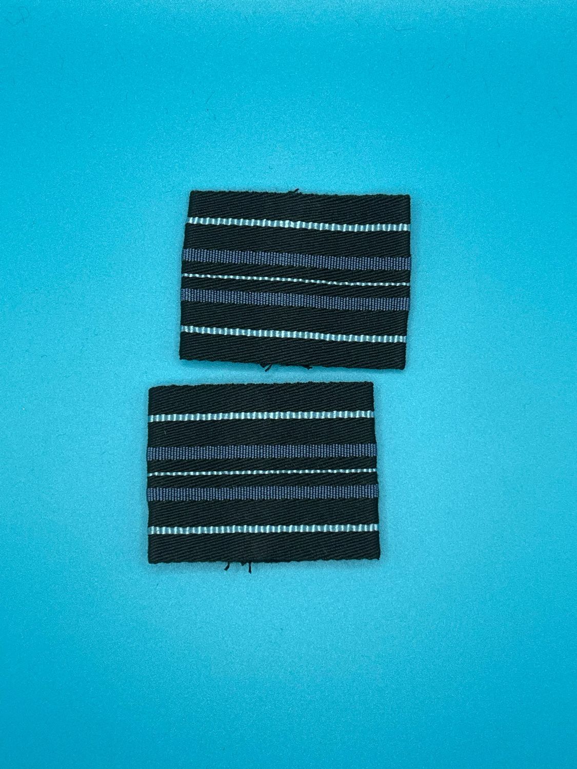 RAF Royal Air Force Squadron Leader (Sqn Ldr) Rank Slides (Pair)