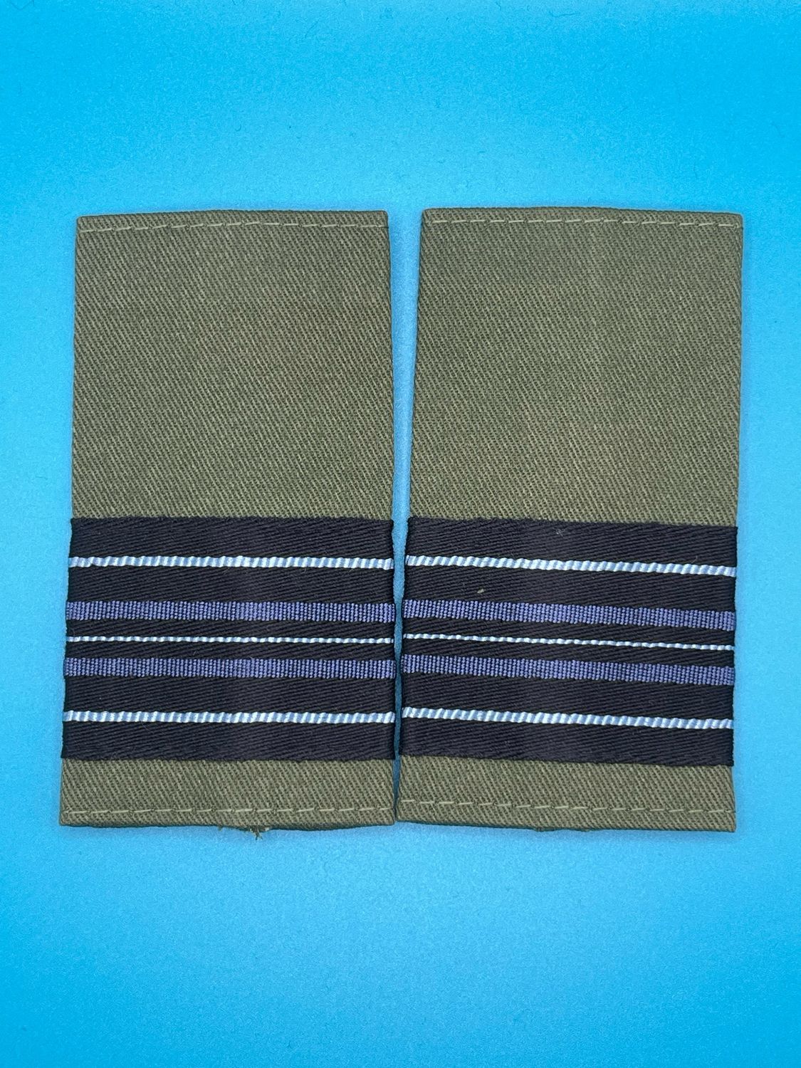 OG RAF Royal Air Force Squadron Leader (Sqn Ldr) Rank Slides (Pair)