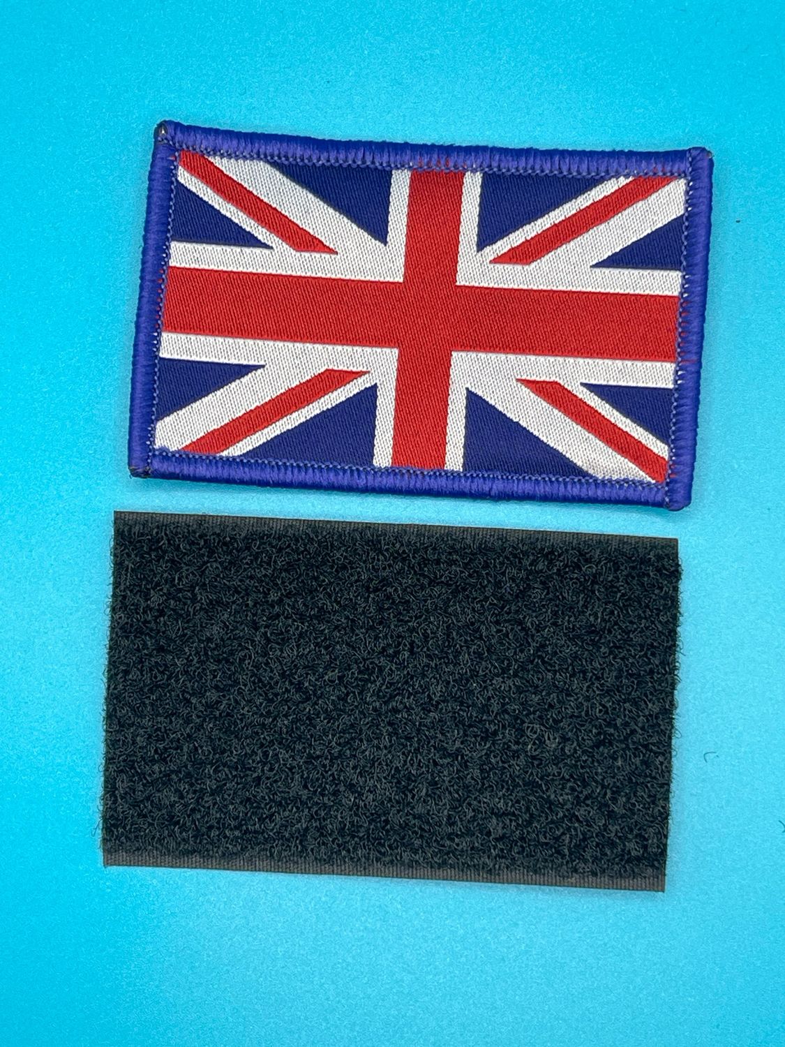 Colour Union Flag Patch Union Jack Hook and Loop