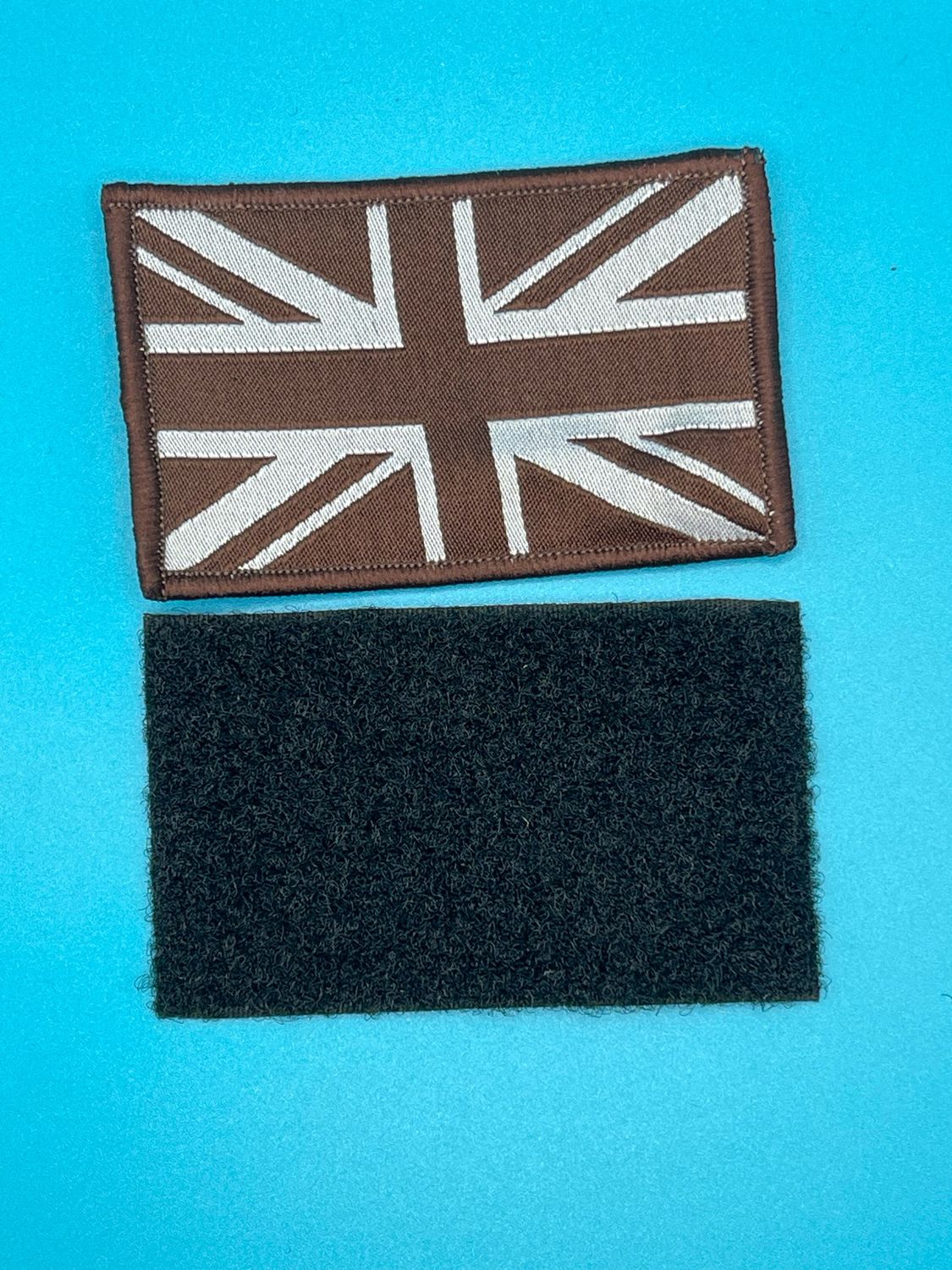 Tan Tactical Union Flag Patch Union Jack Hook and Loop