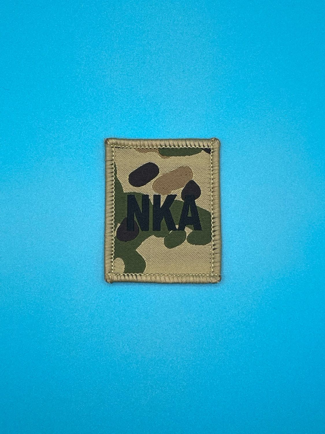 Blood Group Patch - No Known Allergies NKA - Black on MTP Sew On