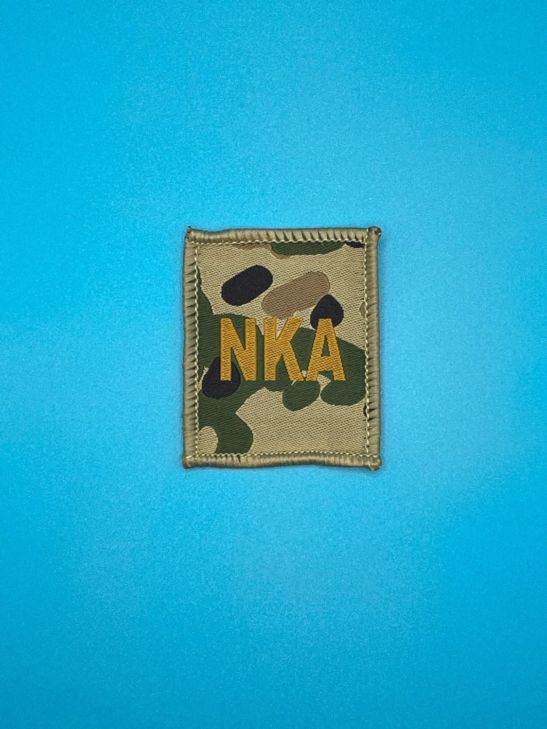 Blood Group Patch - No Known Allergies NKA - Gold on MTP Sew On