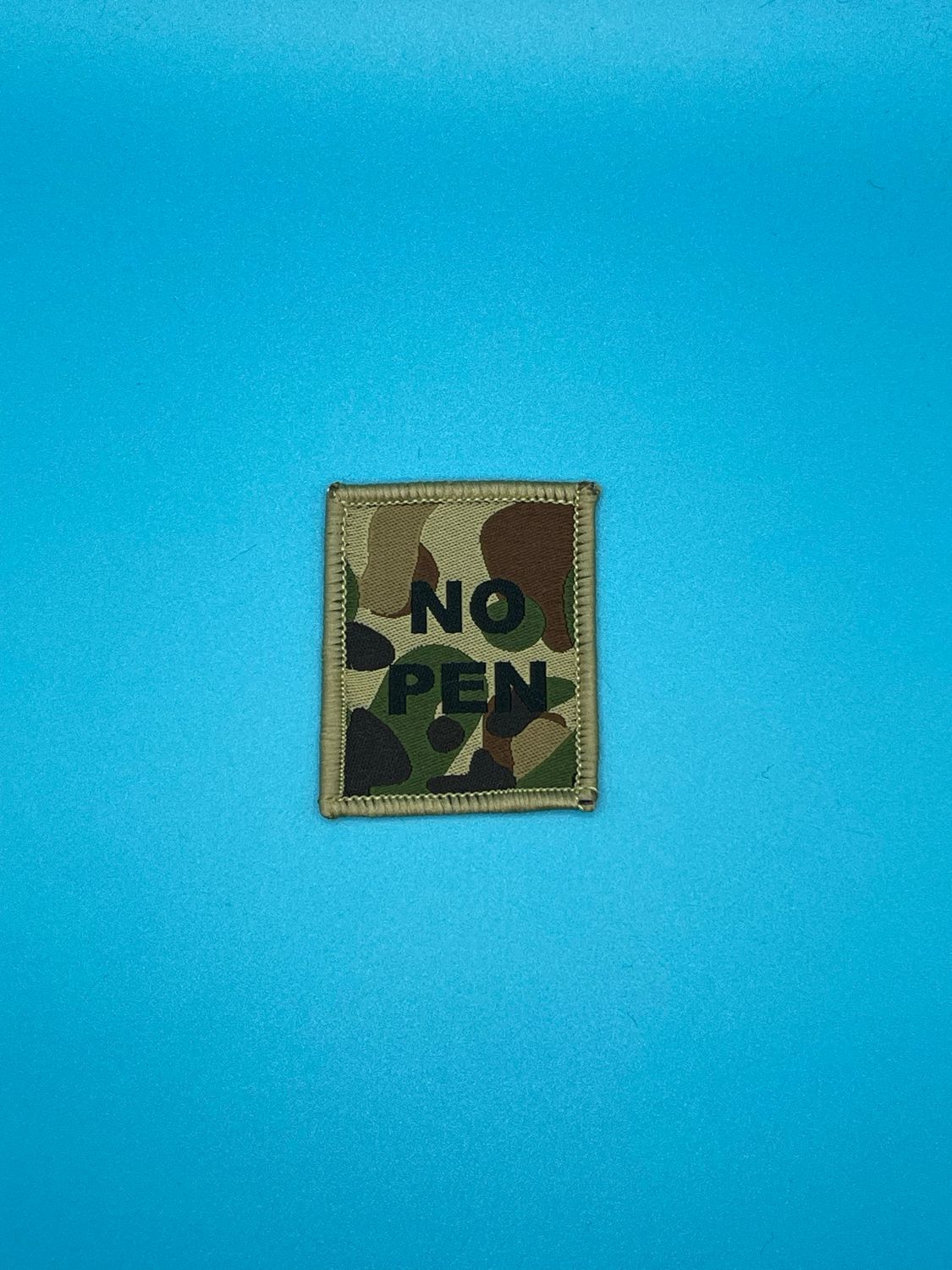 NOPEN No Penicillin Patch - Black on MTP Sew On