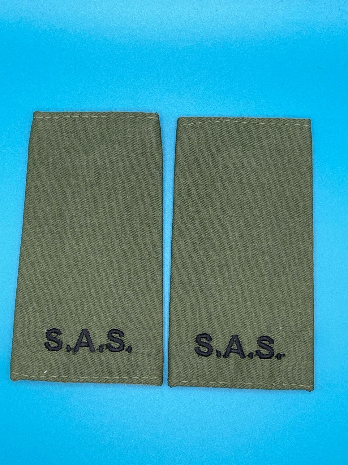 Special Air Service SAS Rank Slides Olive Green -Trooper Tpr