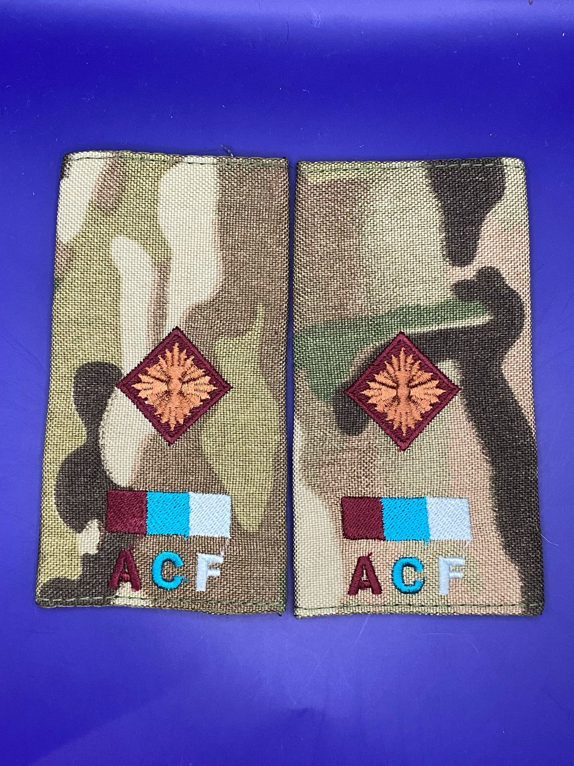 ACF CIIIR Royal Army Medical Service MTP Second Lieutenant 2Lt Rank Slides RAMS New Medic
