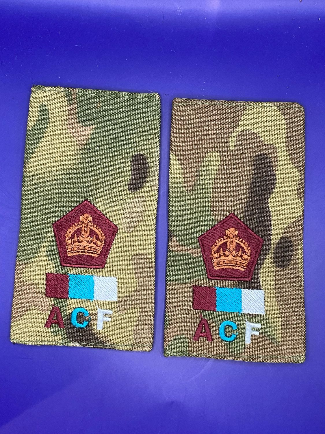 ACF CIIIR Royal Army Medical Service MTP Major Maj Rank Slides RAMS New Medic