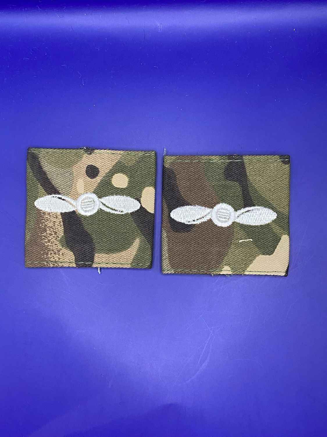 MTP RAF Royal Air Force Air Specialist Class 2 (AS2) (LAC) Rank Slides (Pair)