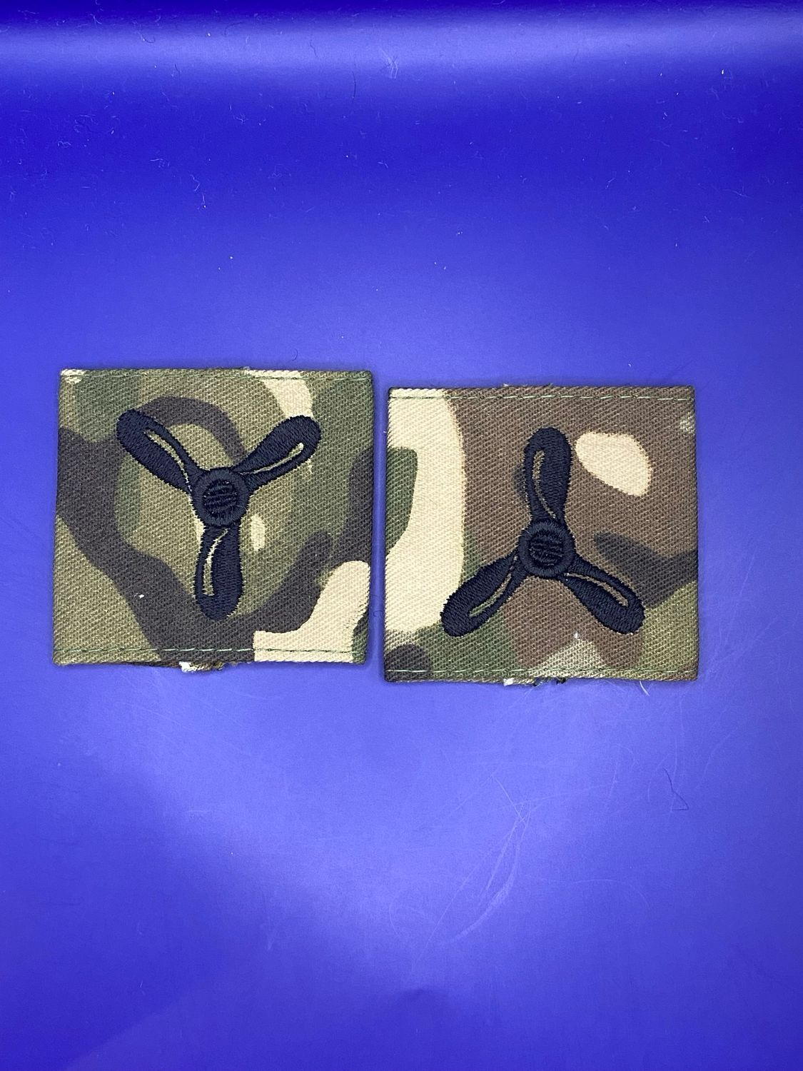MTP RAF Royal Air Force Air Specialist Class 1 (AS1) (SAC) Rank Slides (Pair)