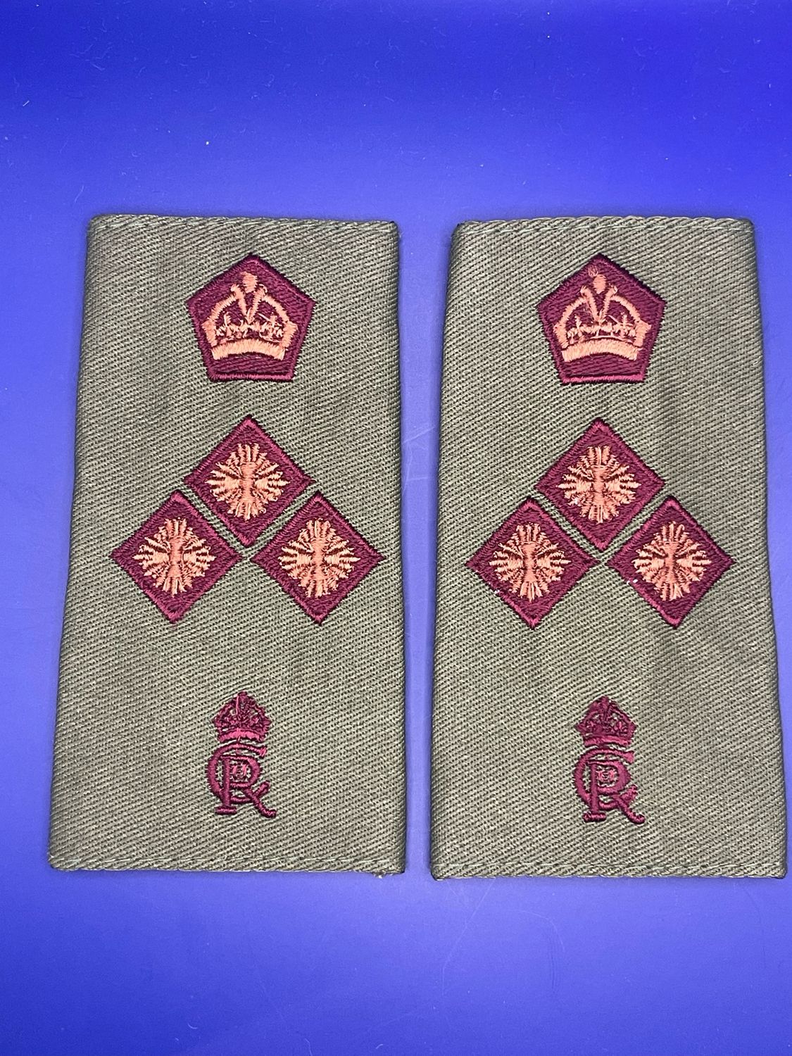 Royal Army Medical Service OG Brigadier Brig Rank Slides RAMS New Medic
