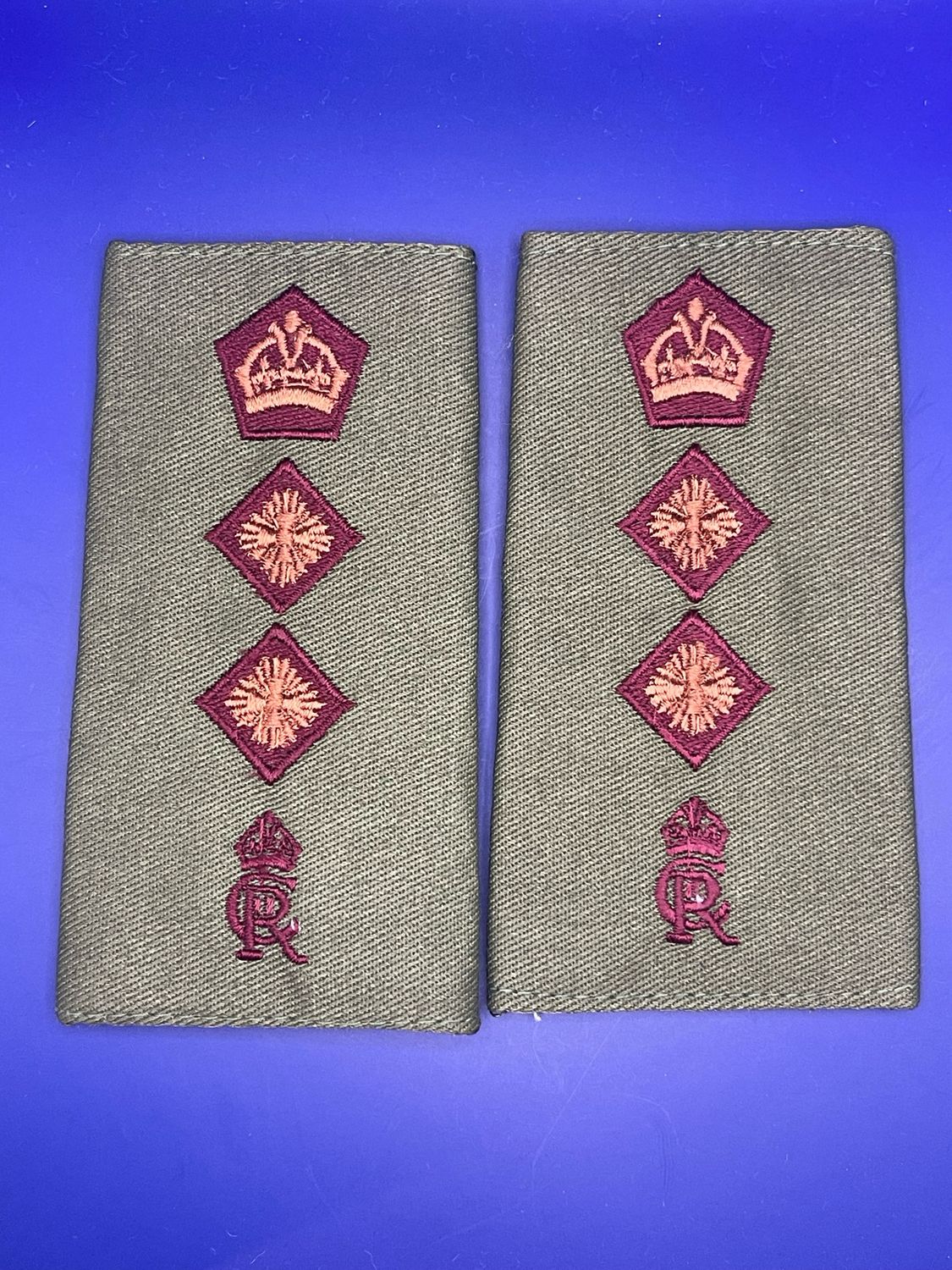 Royal Army Medical Service OG Colonel Col Rank Slides RAMS New Medic