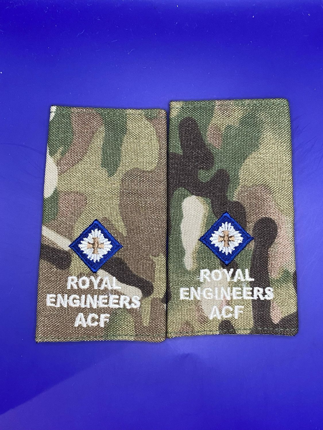 CIIIR MTP ACF Rank Slides - RE Royal Engineers Sapper - 2Lt Second Lieutenant
