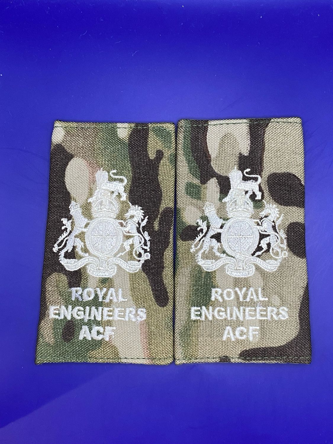 CIIIR MTP ACF Rank Slides - RE Royal Engineers Sapper - WO1 RSM SMI Warrant Officer