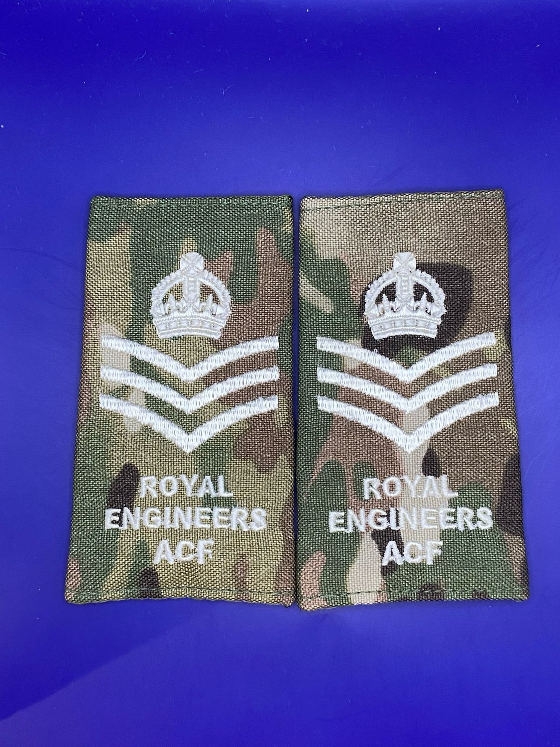 CIIIR MTP ACF Rank Slides - RE Royal Engineers Sapper - SSgt Staff Sergeant SNCO