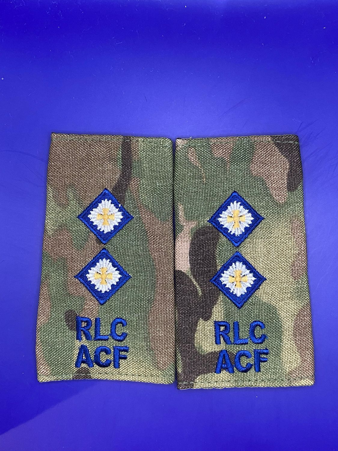 CIIIR MTP ACF Rank Slides - Royal Logistic Corps RLC Lieutenant Lt (Pair)