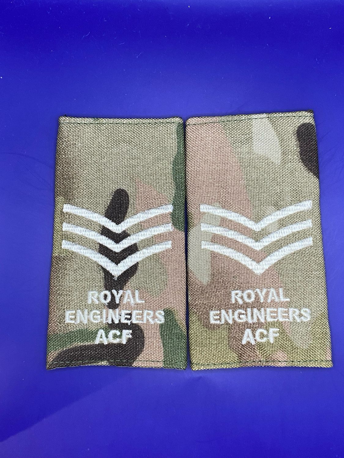 CIIIR MTP ACF Rank Slides - RE Royal Engineers Sapper - Sgt Sergeant SNCO