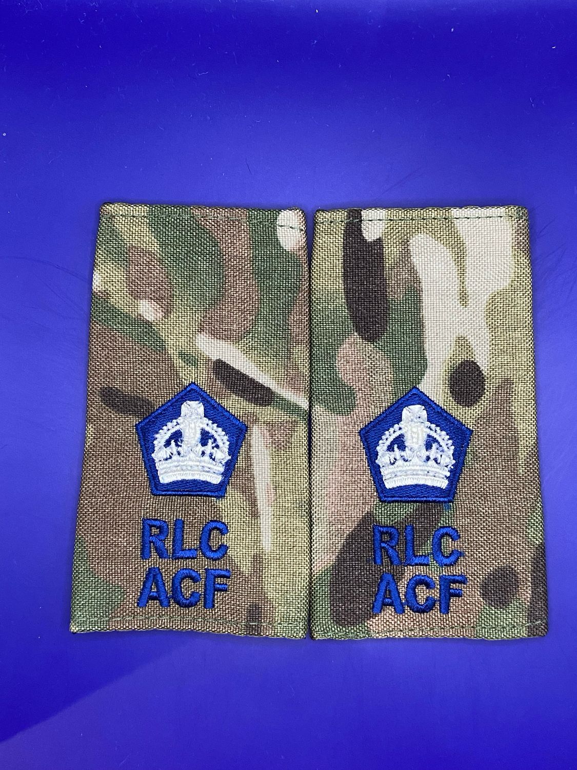 CIIIR MTP ACF Rank Slides - Royal Logistic Corps RLC Major Maj (Pair)