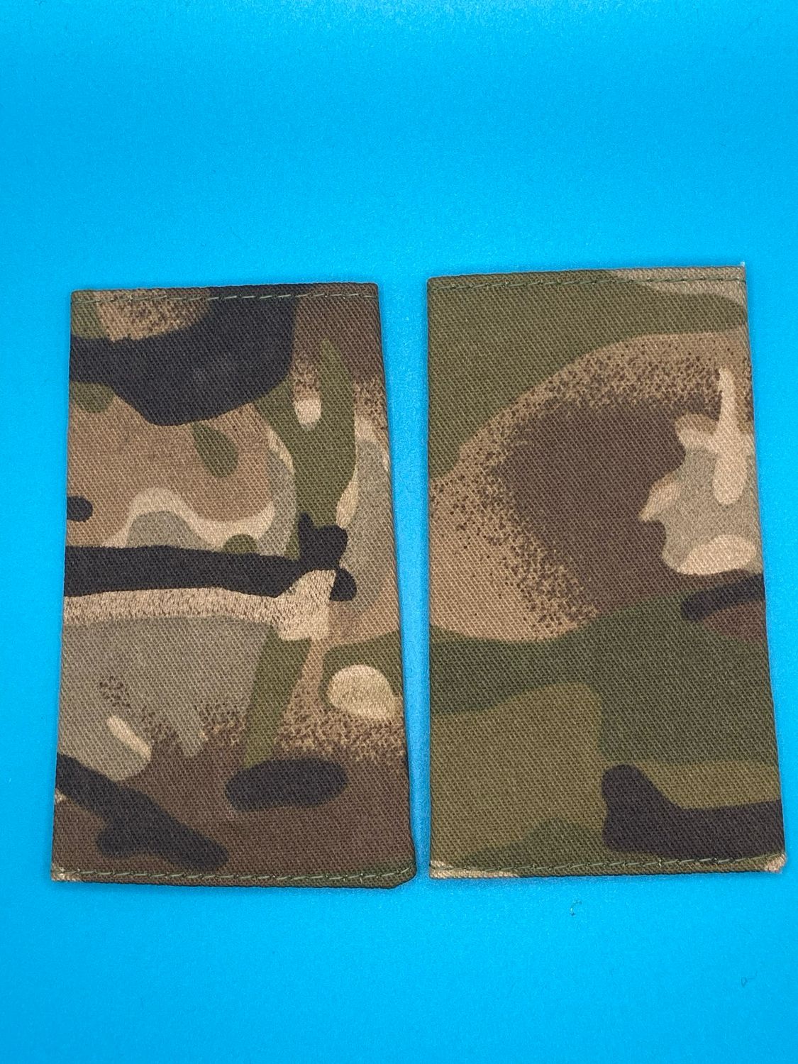 Blank Rank Slides - Pair - MTP - Multi Terrain Pattern Plain Rank Slides