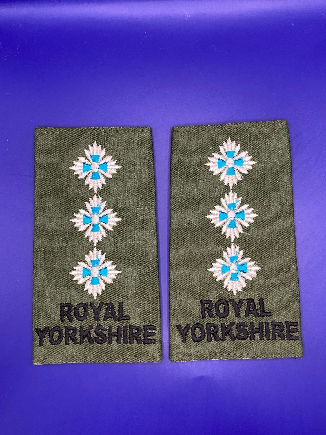 CIIIR OG Rank Slides - Royal Yorkshire Regiment - RYORKS - Capt Captain