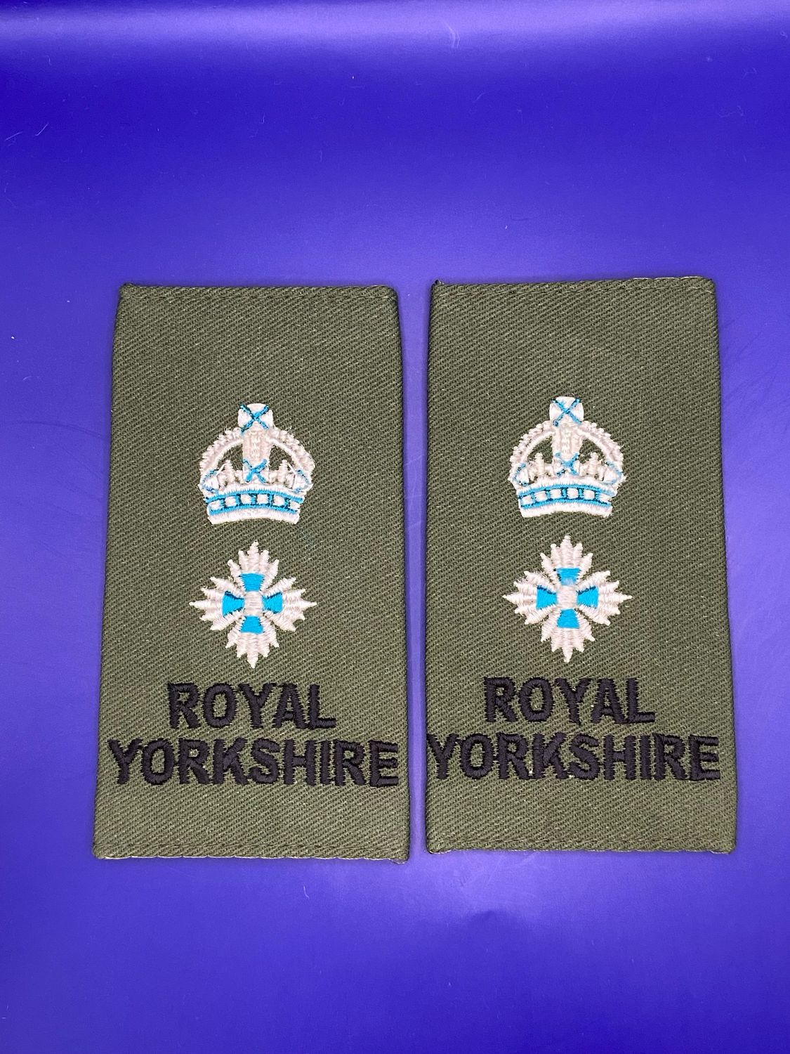 CIIIR OG Rank Slides - Royal Yorkshire Regiment - RYORKS - Lt Col Lieutenant Colonel