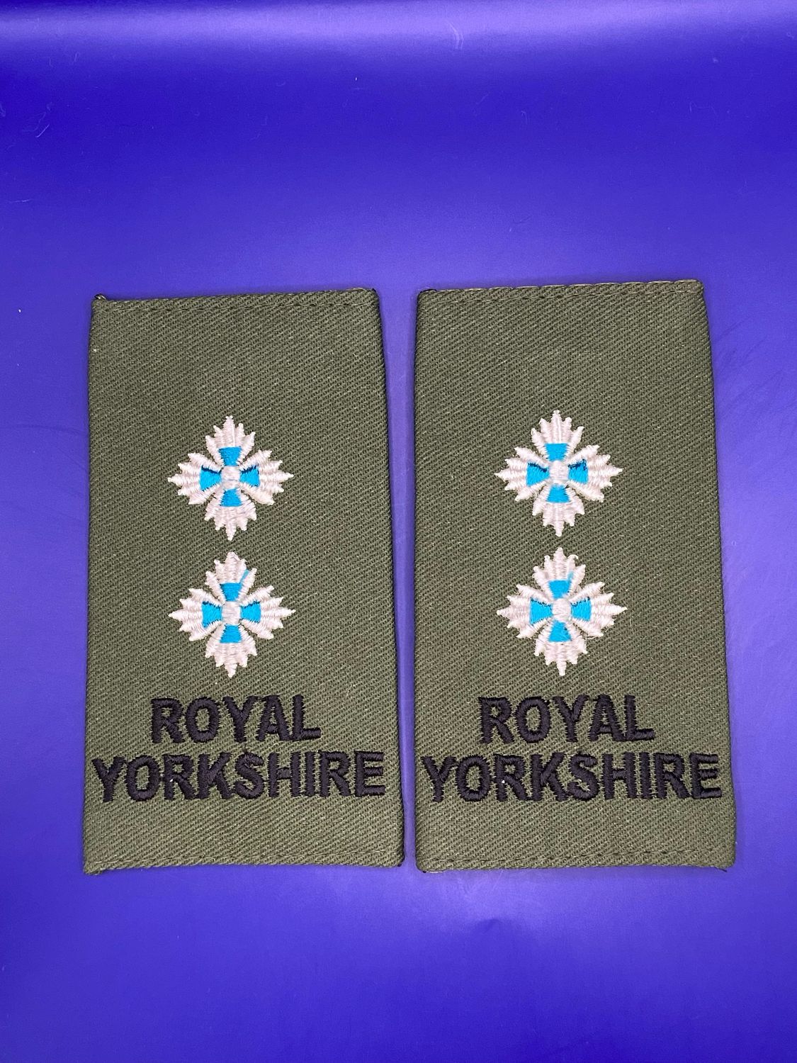 CIIIR OG Rank Slides - Royal Yorkshire Regiment - RYORKS - Lt Lieutenant