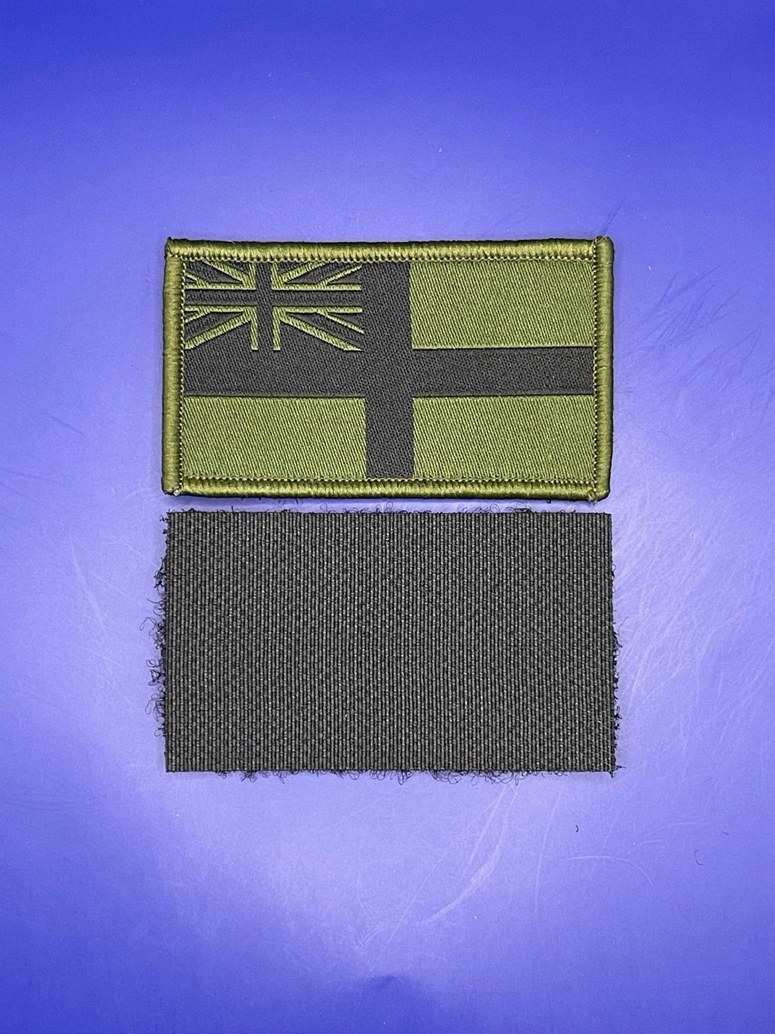 Royal Navy Ensign Flash (Hook and Loop) worn on MTP uniform OG Olive Green