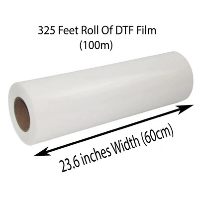 23.6&#39; x 325&#39; HOT Peel DTF Film - Double Sided