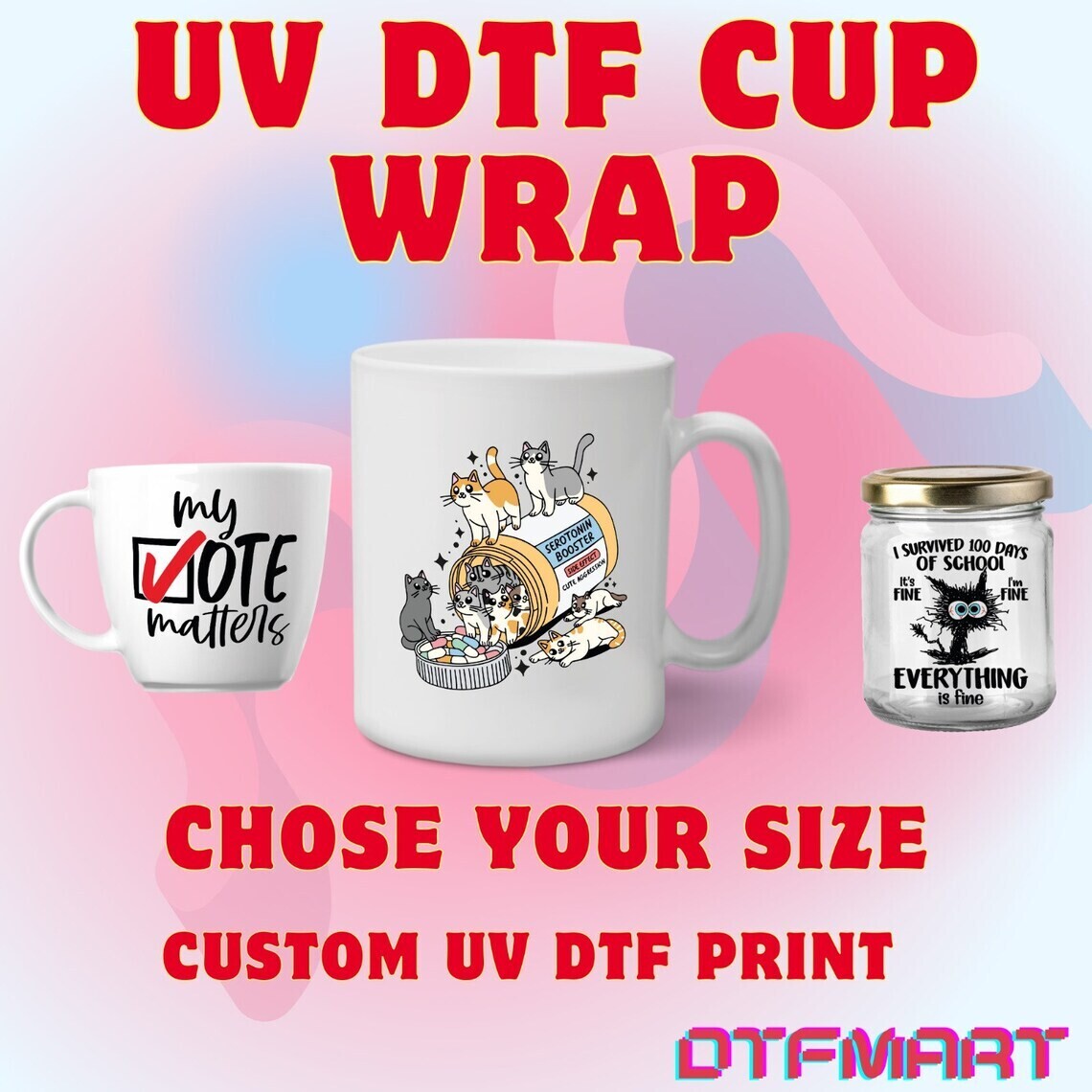 UV DTF SIZE BY SIZE