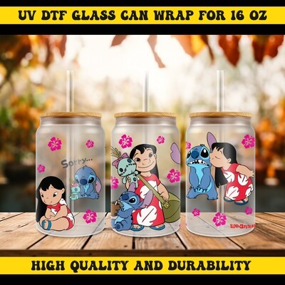 Cartoon Character Design-UV DTF Ready To Apply