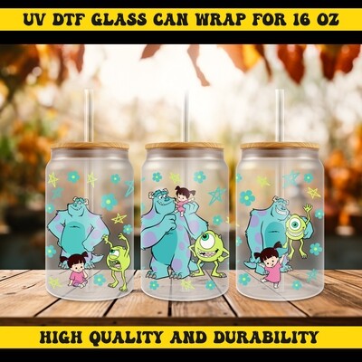 Cartoon Character Design-UV DTF Ready To Apply