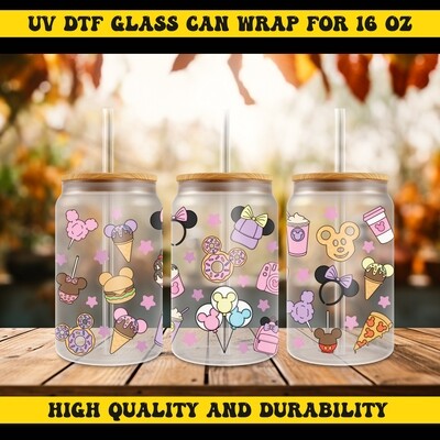 Cartoon Character Design-UV DTF Ready To Apply