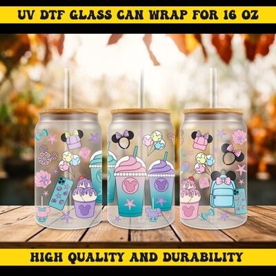 Cartoon Character Design-UV DTF Ready To Apply