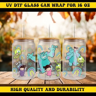 Cartoon Character Design-UV DTF Ready To Apply
