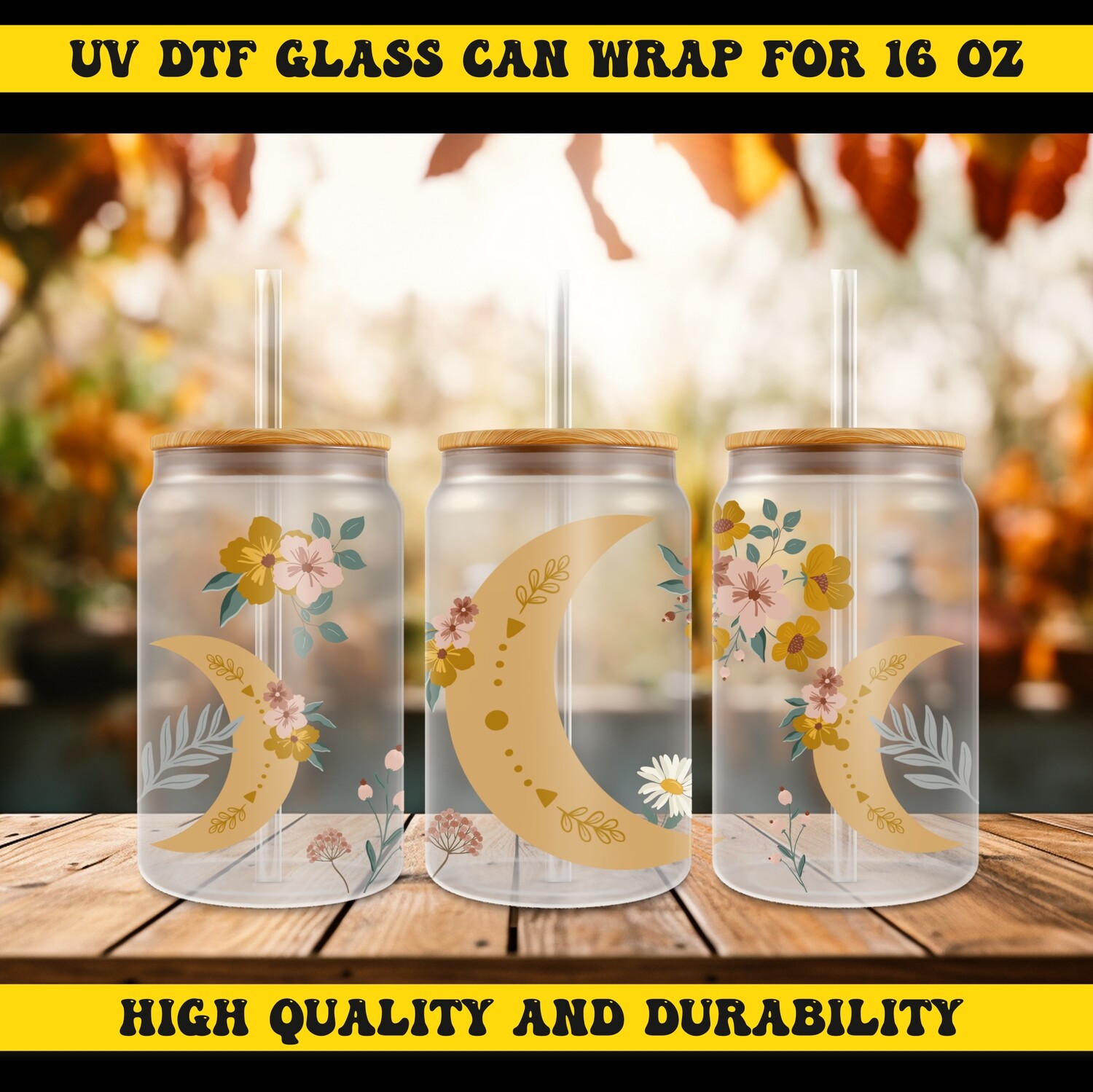 Cartoon Character Design-UV DTF Ready To Apply