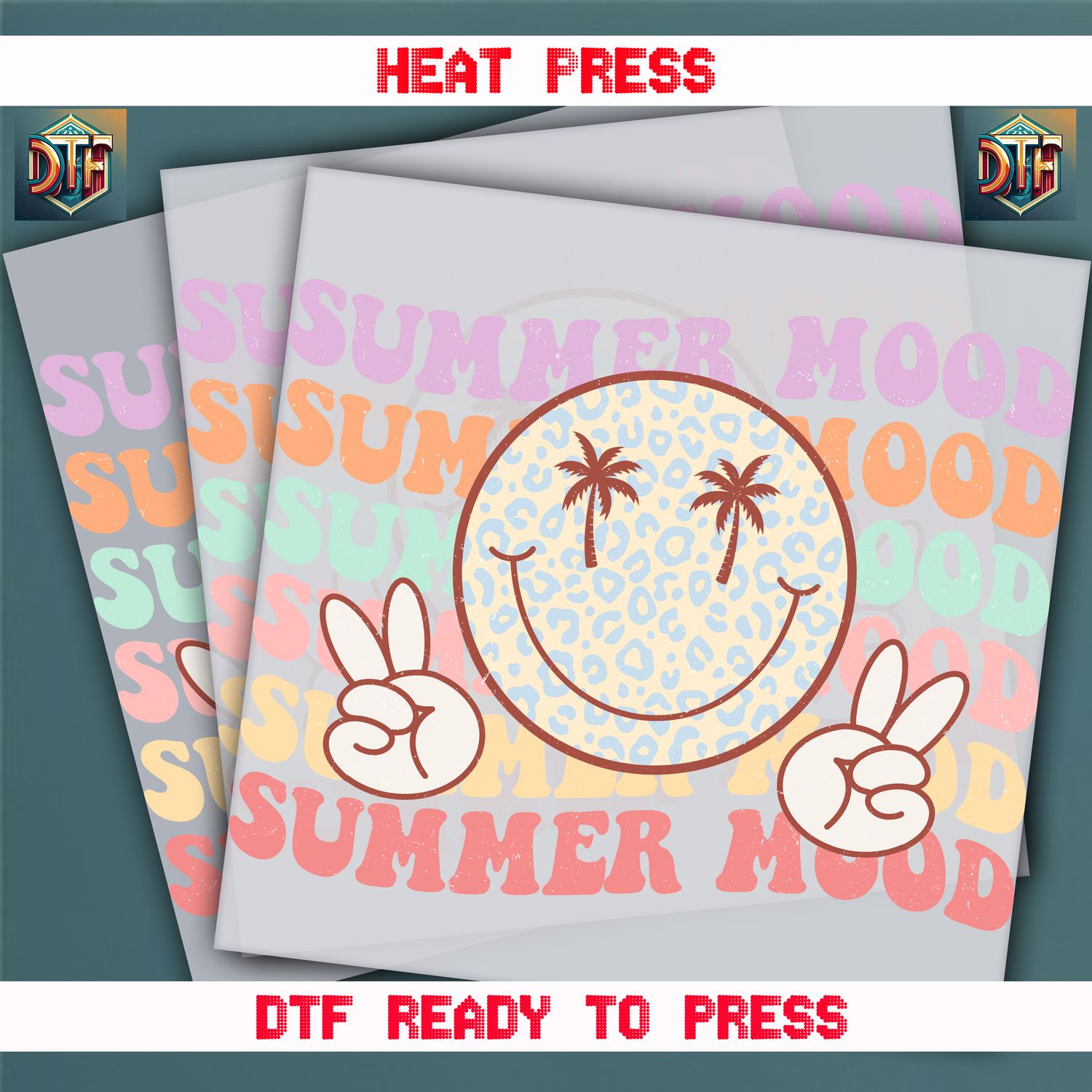 Ready To Press Summer Mood DTF Transfers