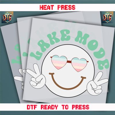 Ready To Press Lake Mode DTF Transfers