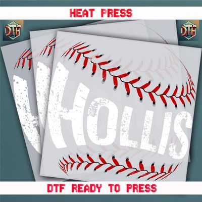 Ready To Press Hollis DTF Transfers