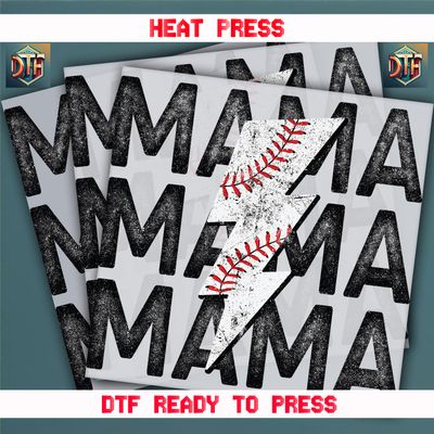 Ready To Press Mama DTF Transfers