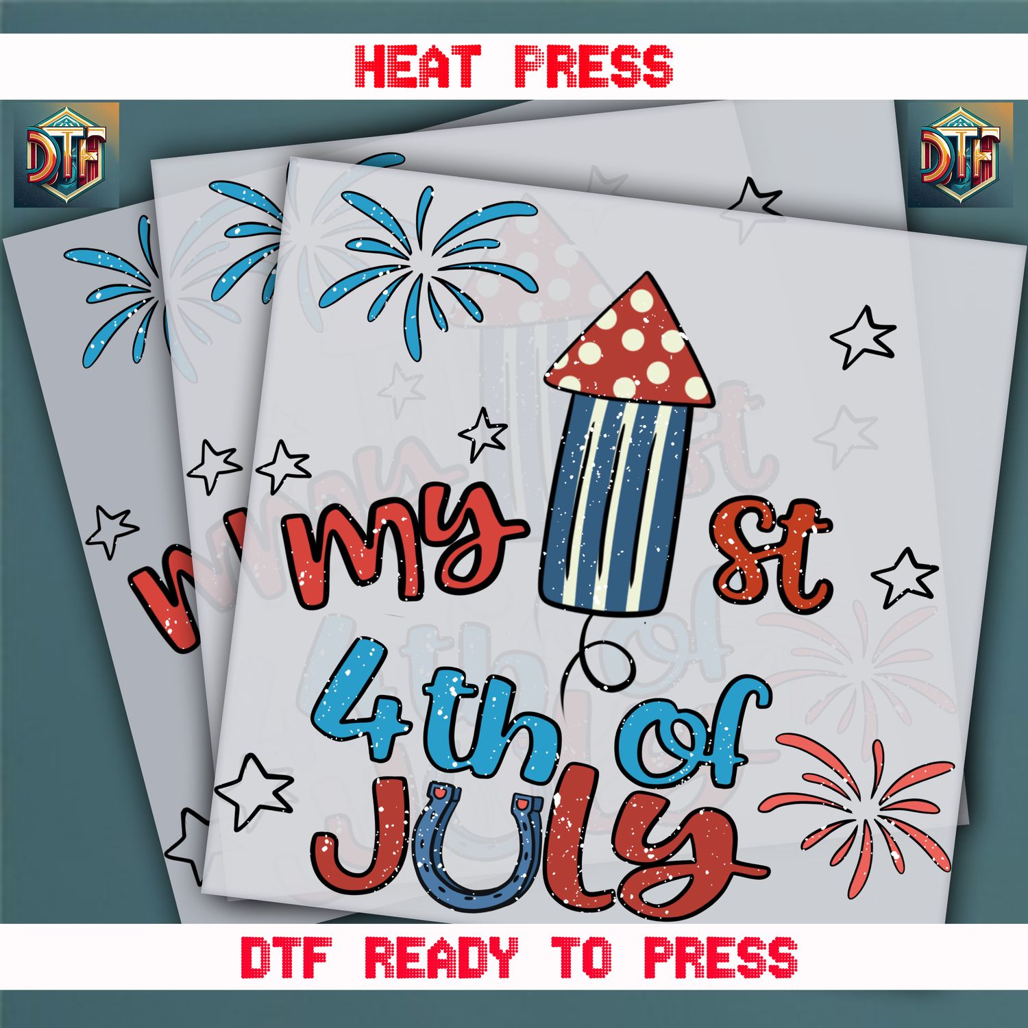 Ready To Press My First 4th Of July Transfers