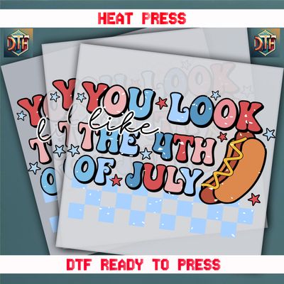 Ready To Press You Look The 4th Of July Transfers