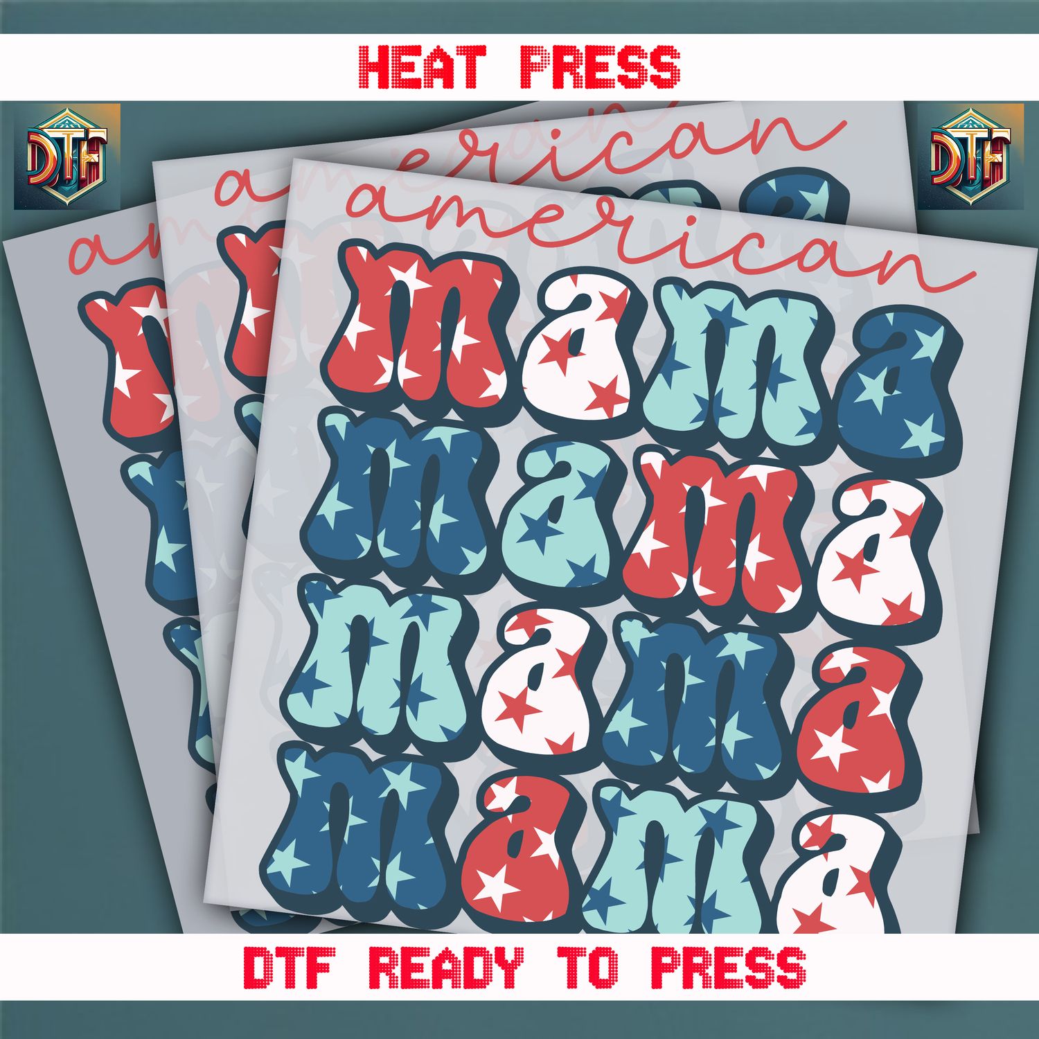 Ready To Press American Mama Transfers