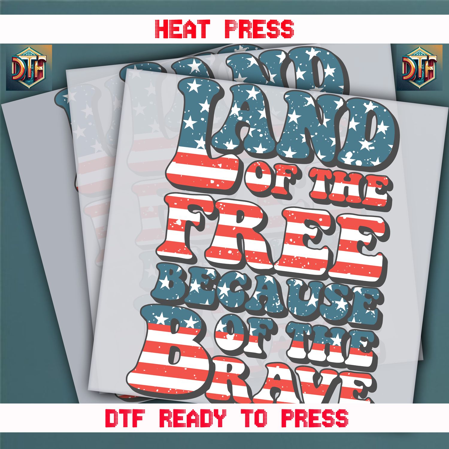 Ready To Press Land Of The Free Because Of The Brave Transfers