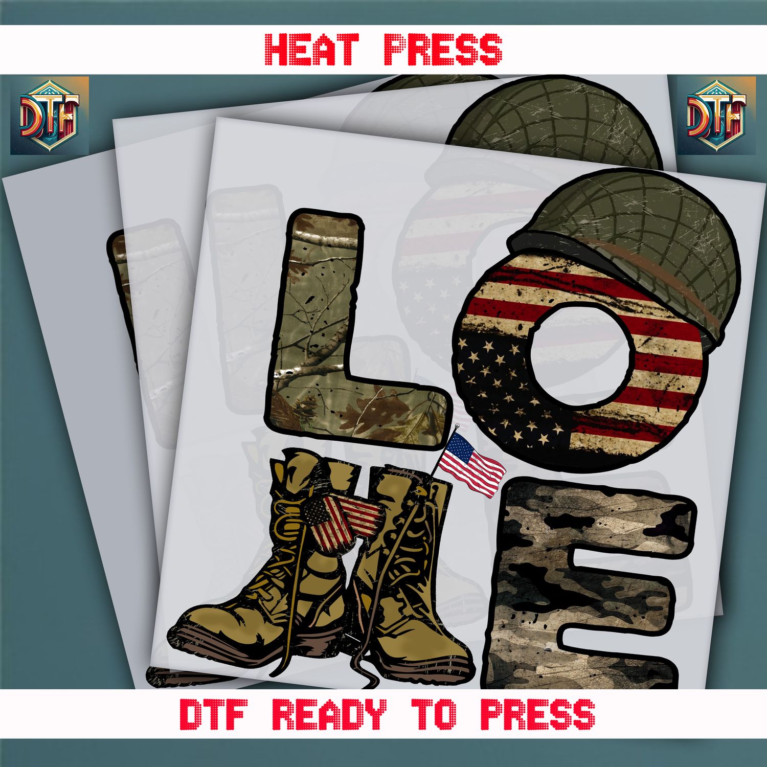 Ready To Press Love Transfers