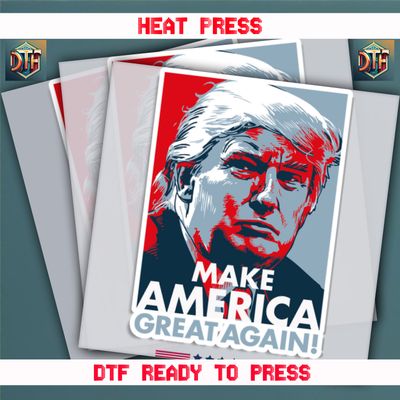 Ready To Press  Make America Great Again DTF Transfers