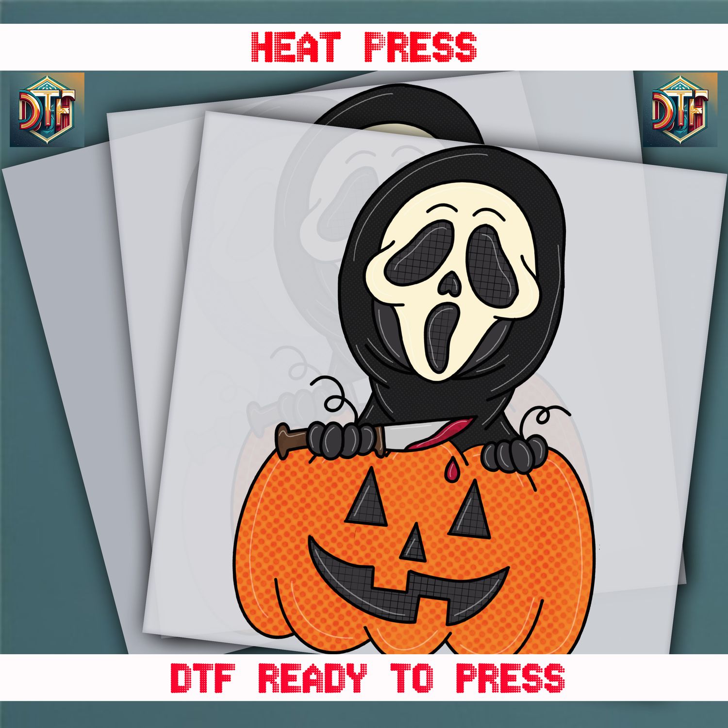 Ready To Press Halloween DTF Transfers
