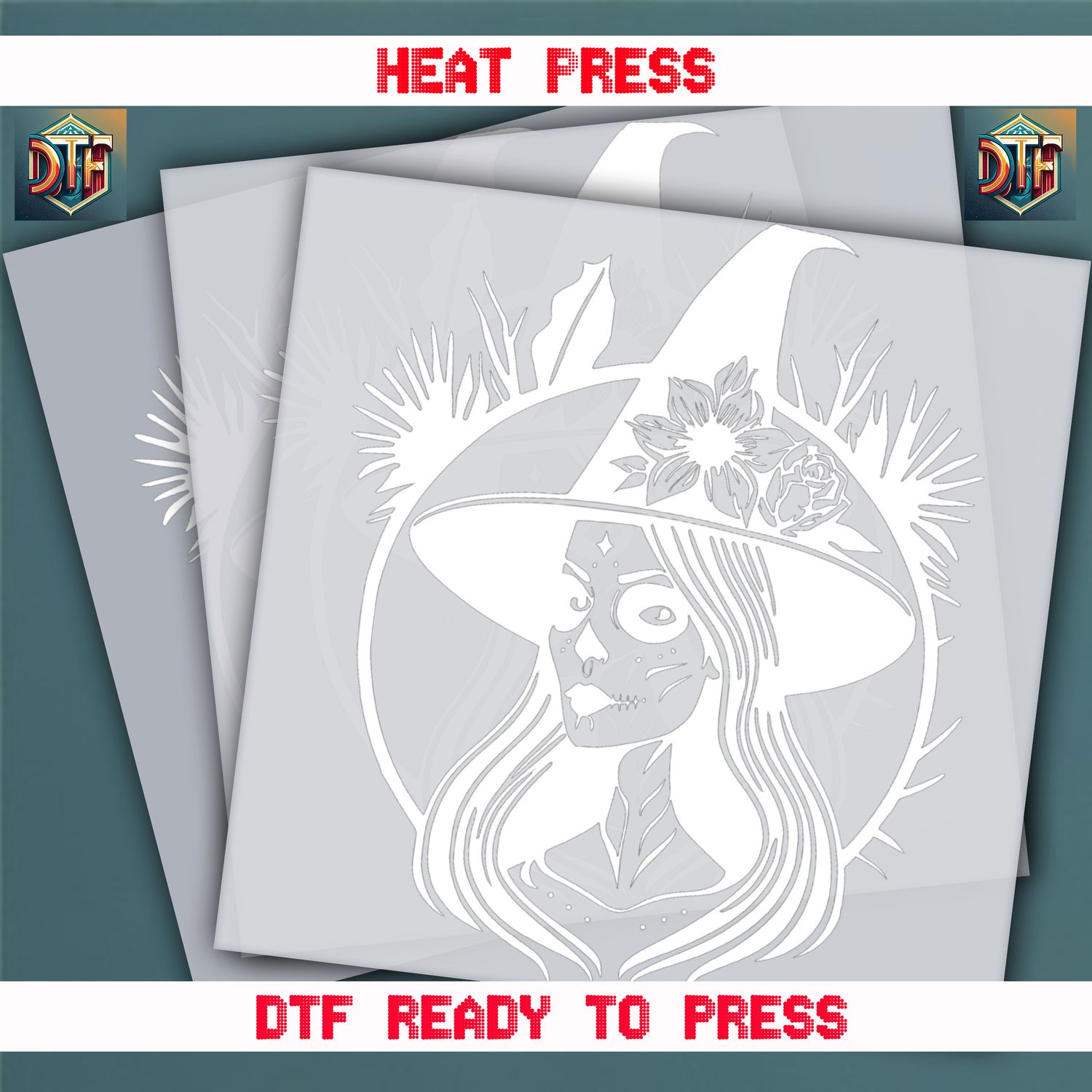 Ready To Press Halloween DTF Transfers